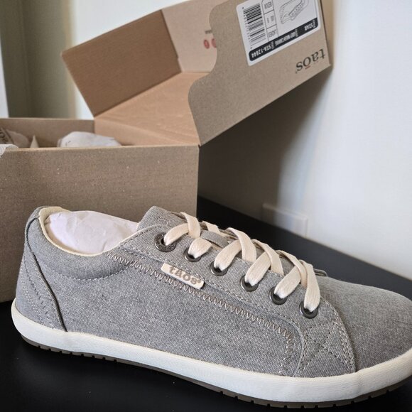 Taos Star Womens Canvas Sneaker - Grey Wash 8M - Picture 5 of 8